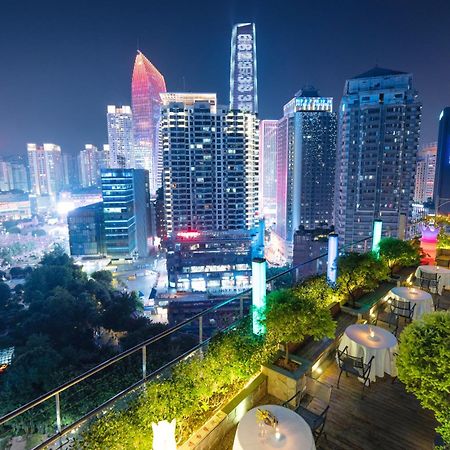 重庆江北观音桥高悦酒店地铁站店 מראה חיצוני תמונה